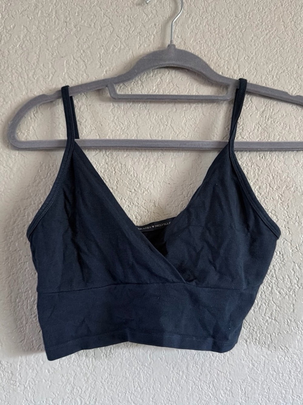 Brandy Melville Navy Blue Amara Tank